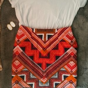 Merona Printed Mini Skirt